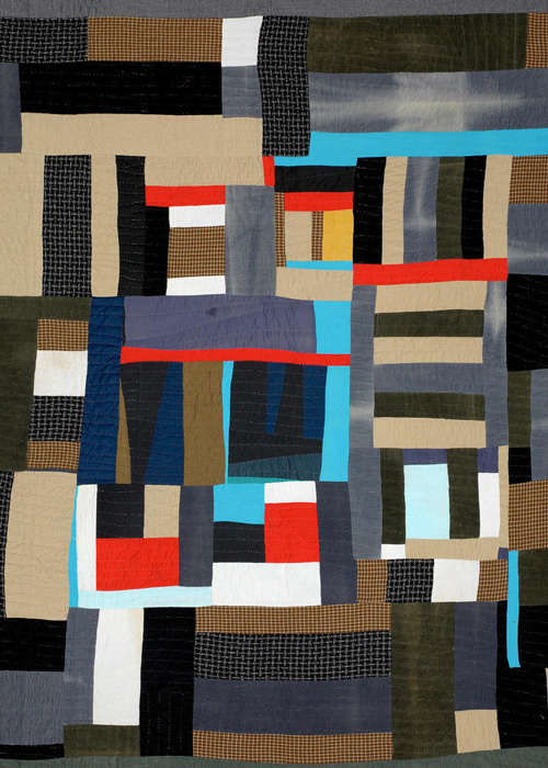 Mary Lee Bendolph, Blocks and strips, 2002