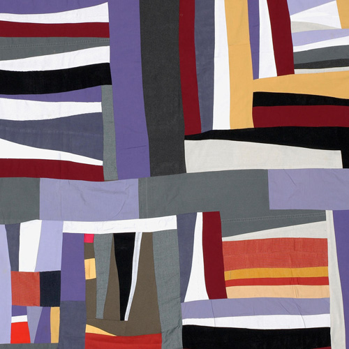 Mary Lee Bendolph, Strips and strings (detail), 2003