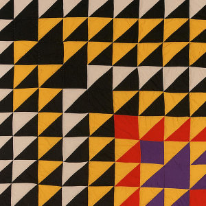 Lucy T. Pettway - Birds in the Air (quiltmaker's name)(detail), 1981