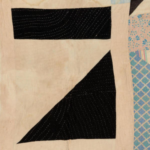 Martha Pettway - "Half Squares" (close-up detail 2), 1930s