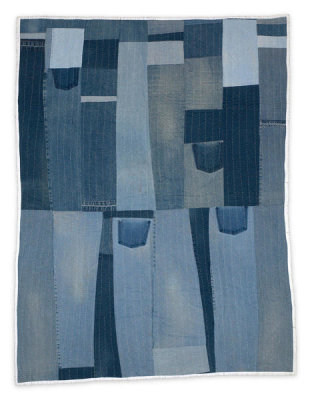 Loretta Pettway Bennett - Work-clothes quilt, 2003